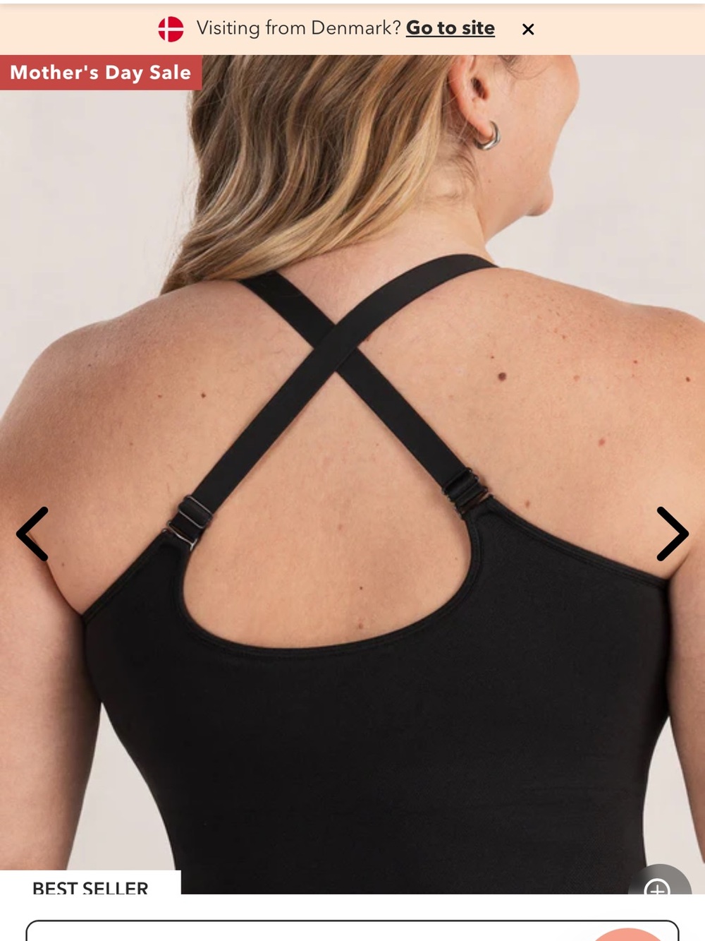 Black Seamless Comfort Cami with built in bra. Brand new with tags, size XL - Picture 5 of 14